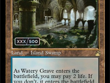 Watery Grave (Retro) (Serialized) [Ravnica Remastered] For Cheap