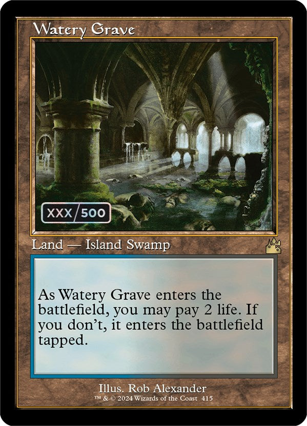 Watery Grave (Retro) (Serialized) [Ravnica Remastered] For Cheap