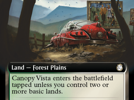 Canopy Vista (Extended Art) (Surge Foil) [Fallout] Cheap