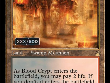 Blood Crypt (Retro) (Serialized) [Ravnica Remastered] Supply