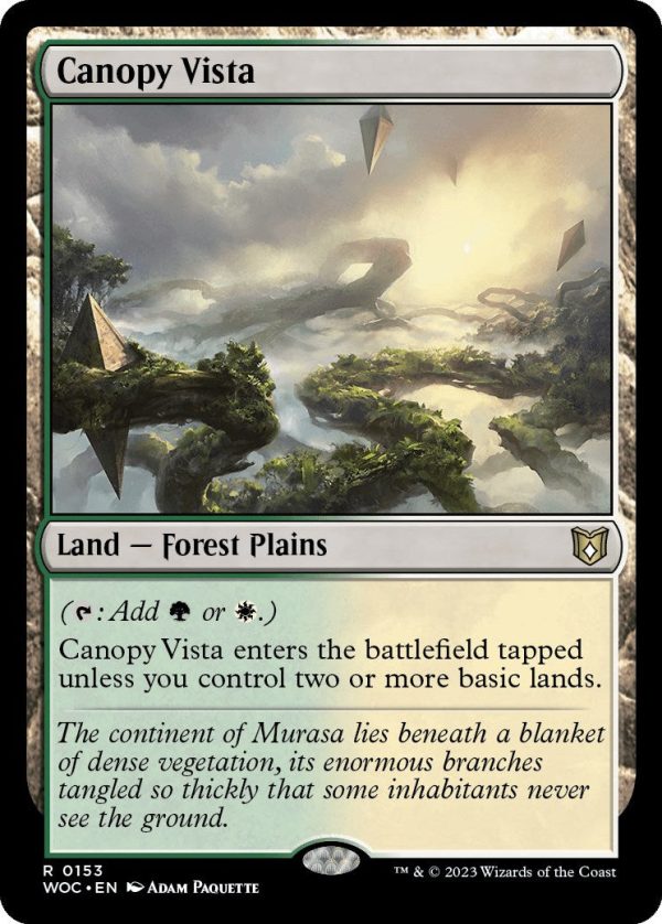 Canopy Vista [Wilds of Eldraine Commander] For Discount