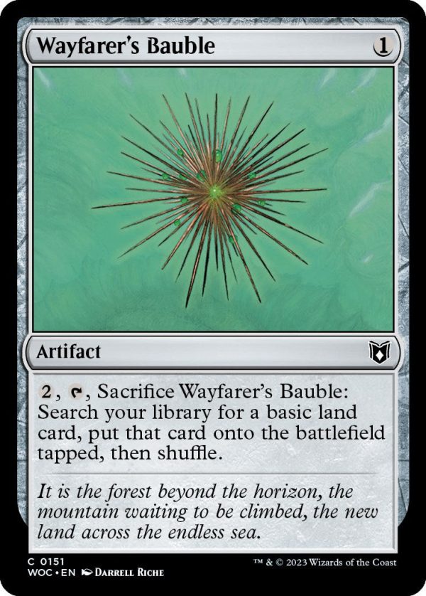 Wayfarer s Bauble [Wilds of Eldraine Commander] Cheap