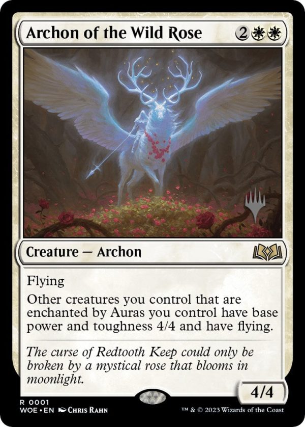 Archon of the Wild Rose (Promo Pack) [Wilds of Eldraine Promos] Cheap