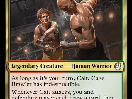 Cait, Cage Brawler (Surge Foil) [Fallout] For Discount