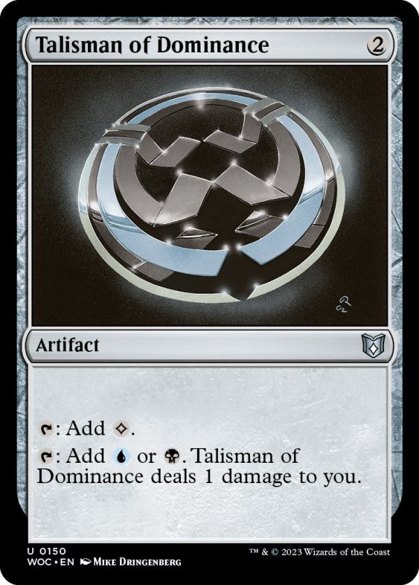 Talisman of Dominance [Wilds of Eldraine Commander] For Discount