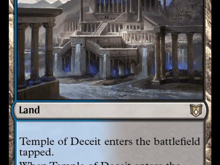 Temple of Deceit [Wilds of Eldraine Commander] For Cheap