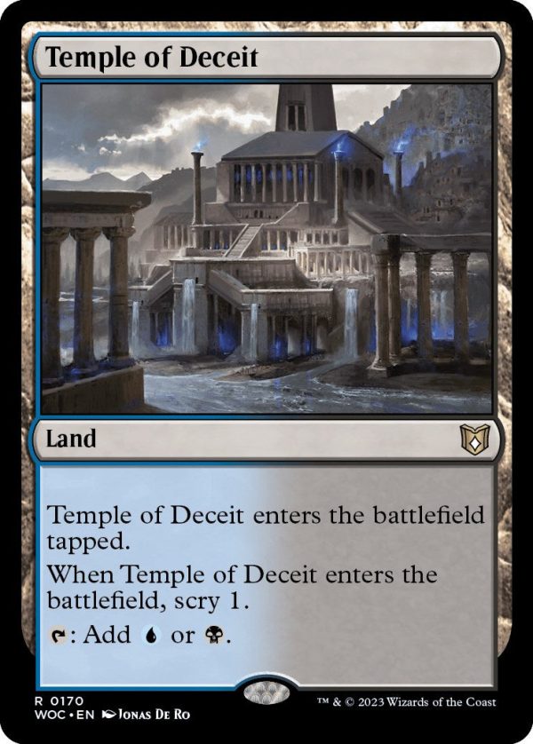 Temple of Deceit [Wilds of Eldraine Commander] For Cheap