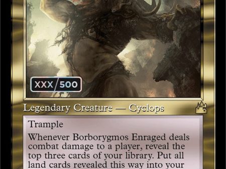 Borborygmos Enraged (Retro) (Serialized) [Ravnica Remastered] For Cheap