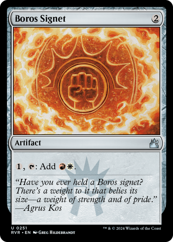 Boros Signet [Ravnica Remastered] Cheap