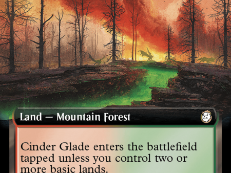 Cinder Glade (Extended Art) (Surge Foil) [Fallout] Online now