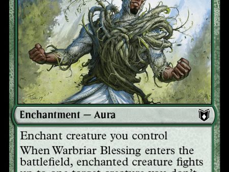 Warbriar Blessing [Wilds of Eldraine Commander] For Discount