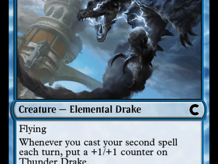 Thunder Drake [Ravnica: Clue Edition] Supply