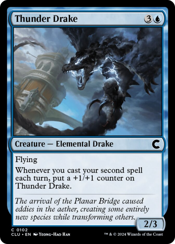 Thunder Drake [Ravnica: Clue Edition] Supply