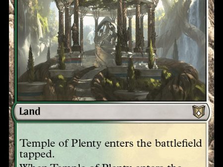 Temple of Plenty [Wilds of Eldraine Commander] Discount