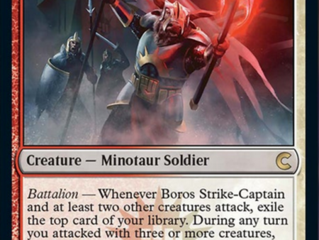 Boros Strike-Captain [Ravnica: Clue Edition] Fashion