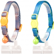 CAT COLLAR RETRO DOTS NYLON Hot on Sale